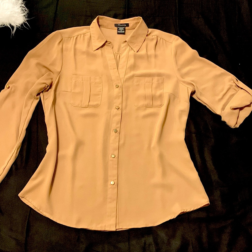 Timing long sleeve dress top
